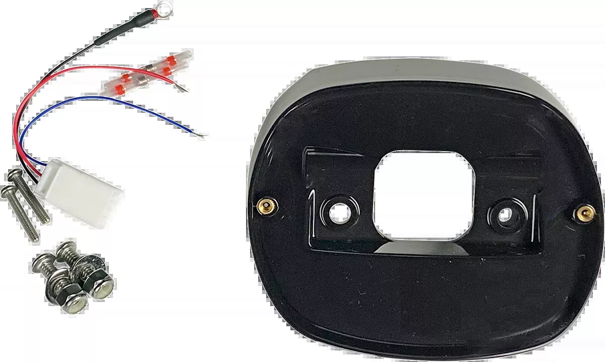 Custom Dynamics Taillight Baseplate - Black - TL-BASE99-B