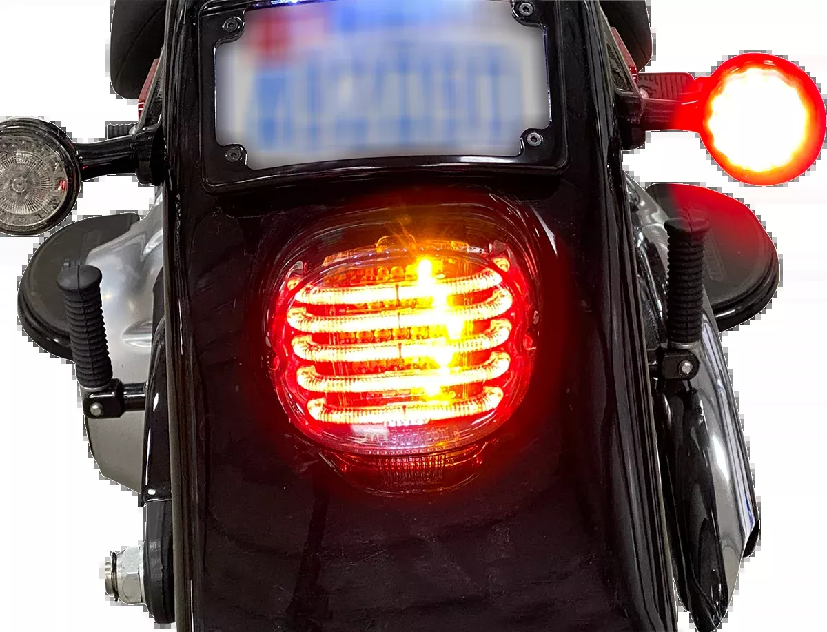 Custom Dynamics Taillight/Turn Signal - Smoke Lens - PB-TL-INT-NW-S