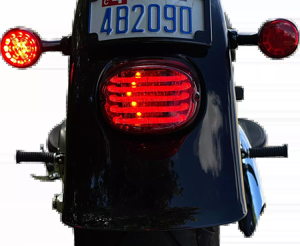 Custom Dynamics Taillight/Turn Signal - Top Window - Red Lens - PB-TL-INT-TW-R
