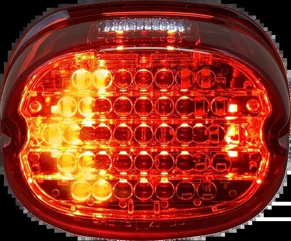 Custom Dynamics Taillight W/ Integrated Turn Signal – Top Window – Red Lens