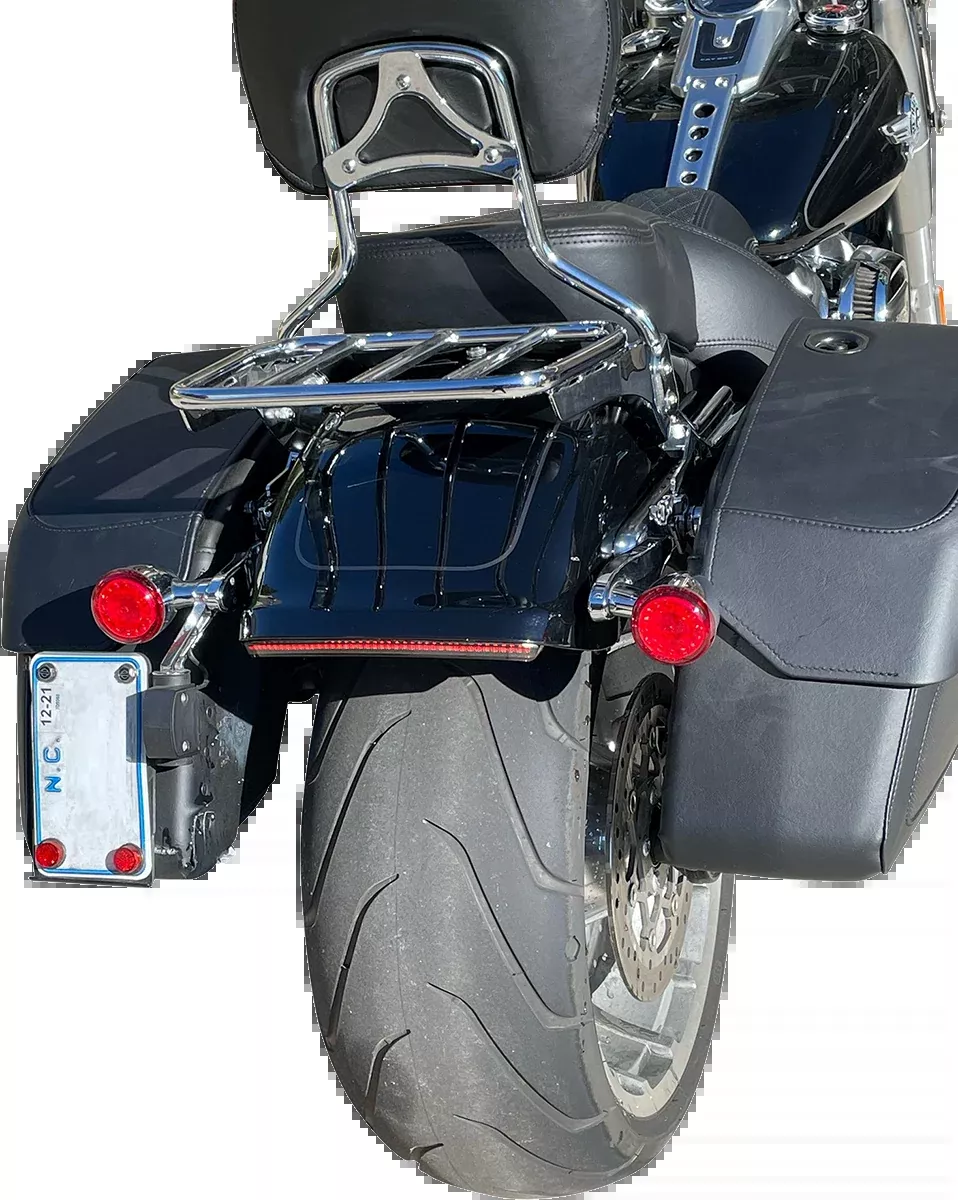 Custom Dynamics Taillight with Turn Signals - Smoke Lens - CD-FATBOY-S