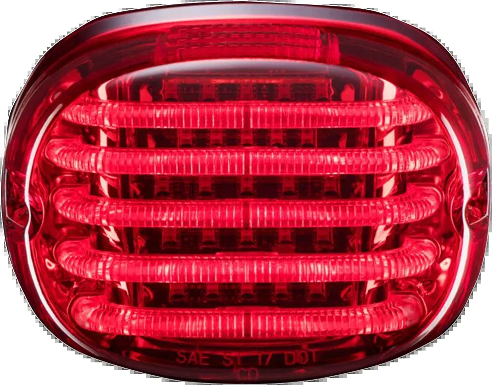 Custom Dynamics Taillight - without License Plate Illumination Window - Red - PB-TL-SB-R