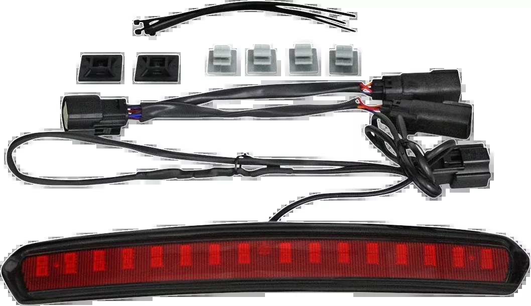 Custom Dynamics Tour Pack Lid Light - Black/Red - CD-TP-LID-BR