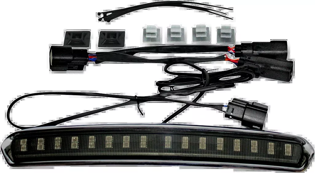 Custom Dynamics Tour Pack Lid Light - Chrome/Smoke - CD-TP-LID-CS