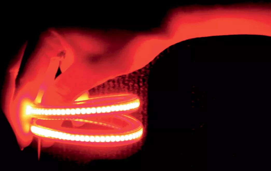 Custom Dynamics TruFLEX LED Strip - 12-3/4" - Red/Red - TF100RR
