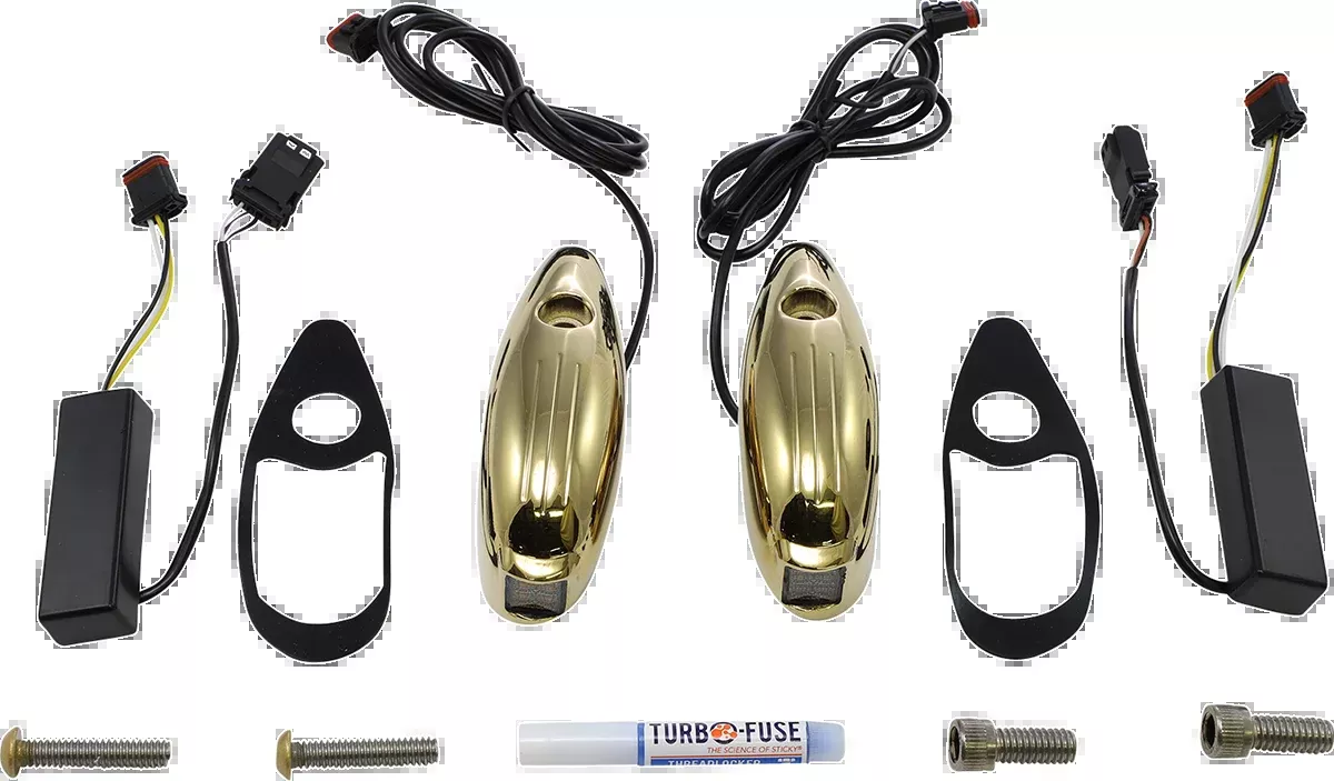 Custom Dynamics Turn Signal - FLTR - Gold - PB-RG-TS-15-G