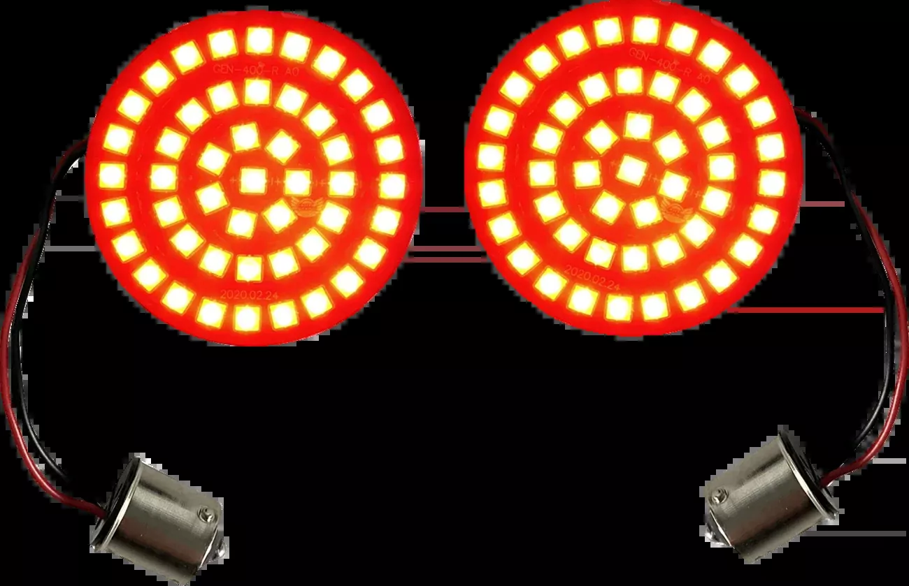 Custom Dynamics Turn Signal Insert - LED - Red - 1156 - GEN-4-R-1156