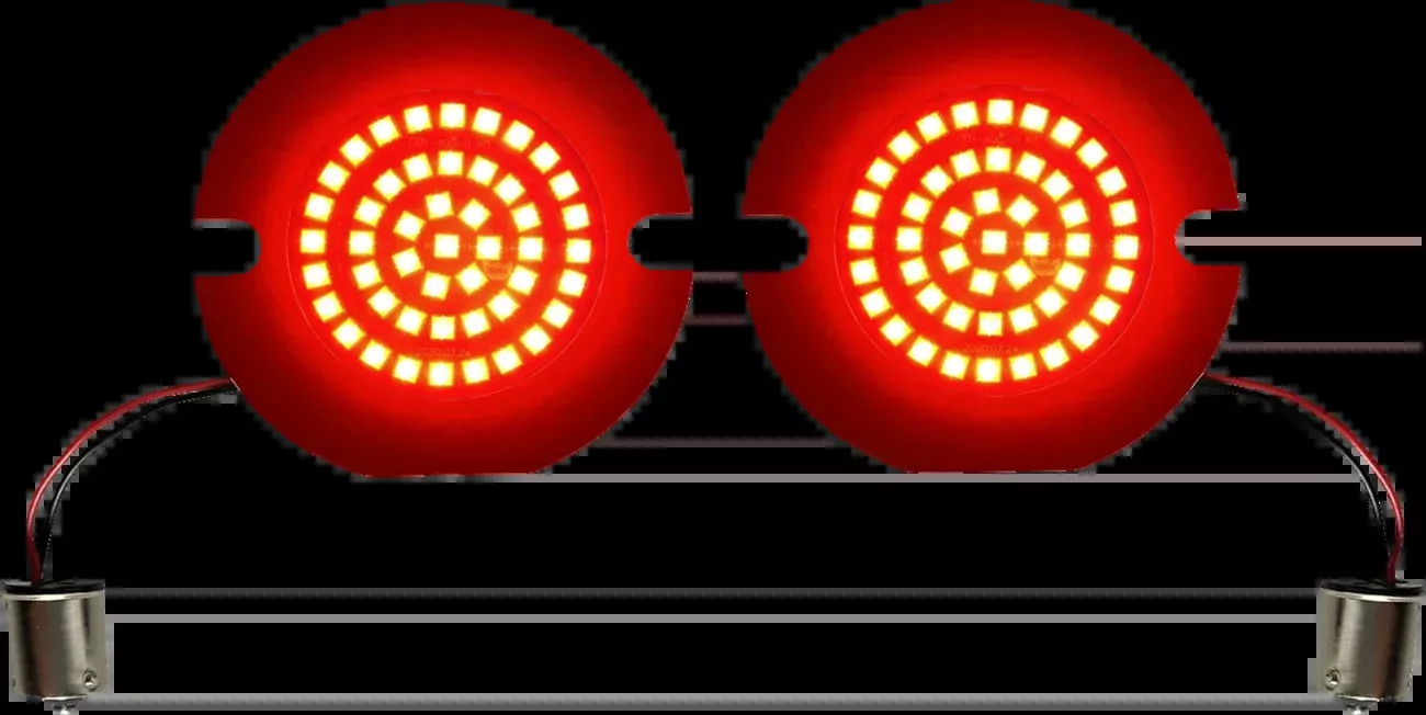 Custom Dynamics Turn Signal Insert - LED - Red - Flat - GEN-4-R-1156-T