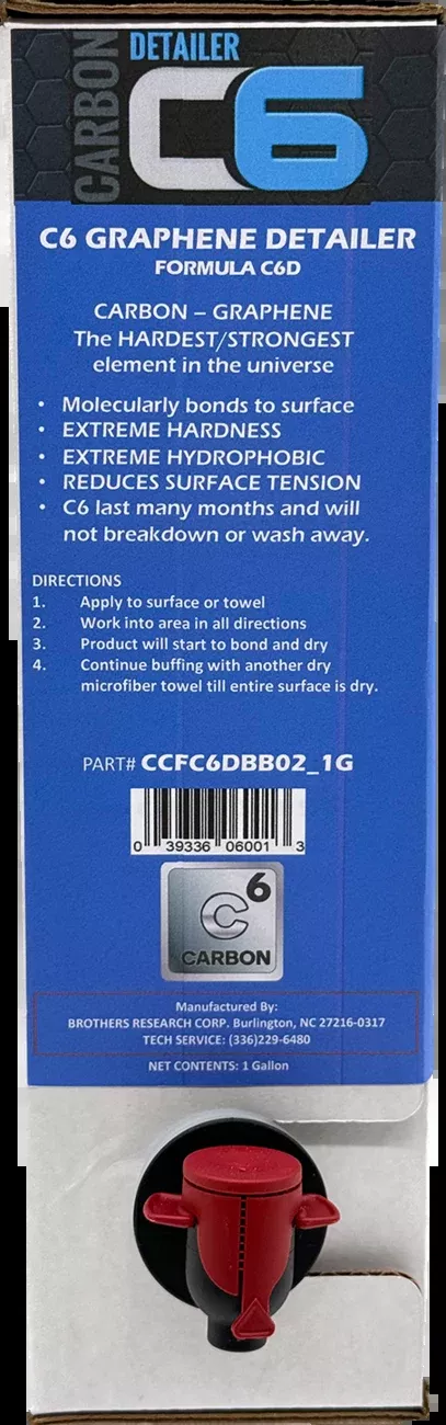 Cycle Care 1 Gal Bag in Box C6 Carbon Graphene Hydrophobic Detailer Cleaner