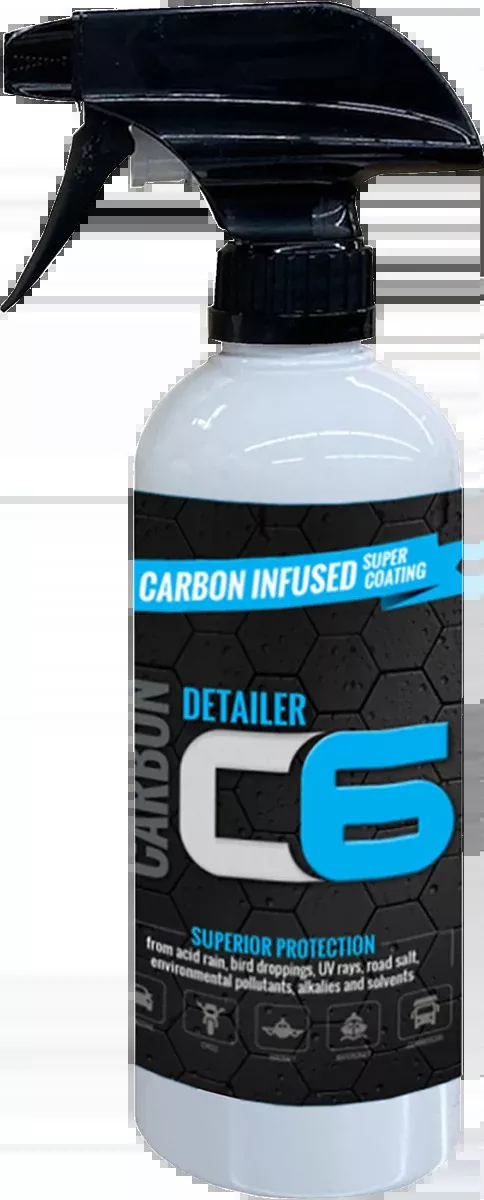 Cycle Care 16oz C6 Carbon Infused Graphene Detailer Protectant Spray Bottle