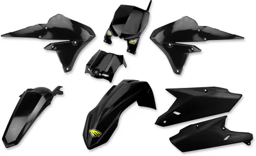 Cycra Black Complete Plastic Powerflow Body Kit (1CYC-9312-12)
