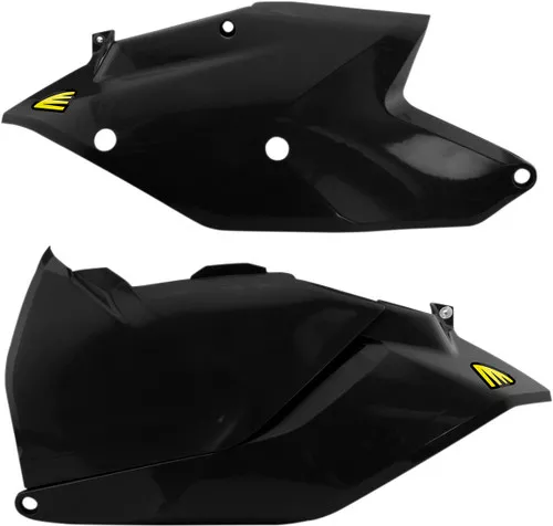 Cycra Black Plastic Rear Side Number Panels (1CYC-2555-12)