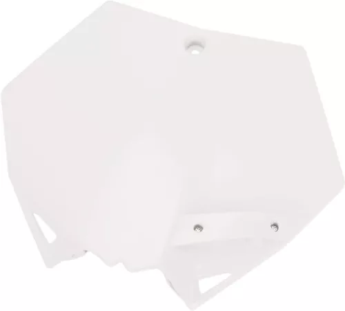 Cycra White Stadium Front Number Plate (1CYC-0800-42)