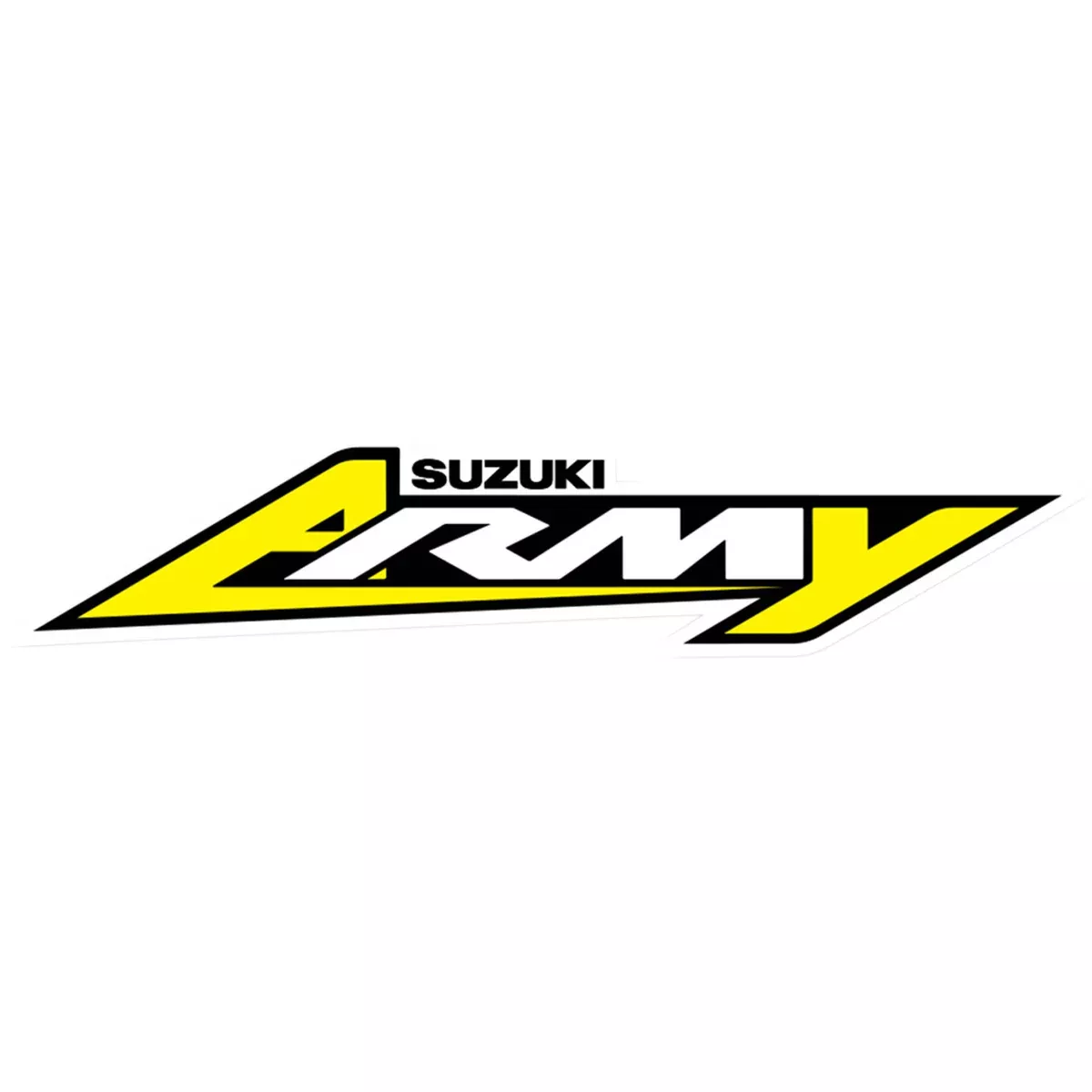 D'COR VISUALS 4320-2381 40-40-200 OEM Decal Decal Sheet - 4" - Suzuki Army