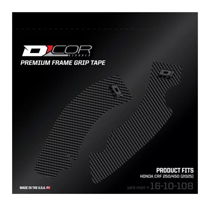 D'COR Visuals Frame Grip Tape Honda CRF250R / CRF450R 2025