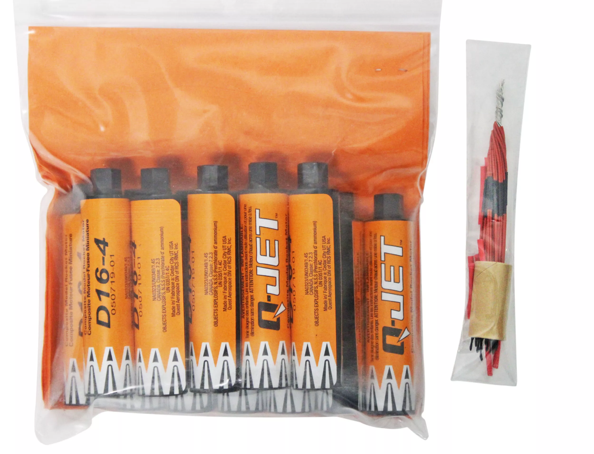 D16-4 Rocket Motor Value Pack (12 Motors, Wadding & Initiators)
