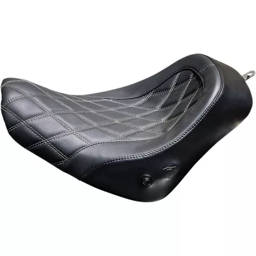 Danny Gray Airhawk Weekday Solo Seat for 2018-2024 Harley Softail FLDE/FLHC - Diamond