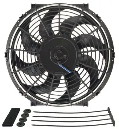 Derale 12in Tornado Electric Fan w/Standard Mount Kit 16622