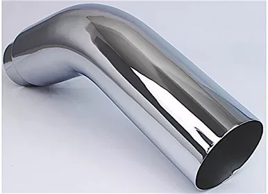 Different Trends CM-405099 Chrome Elbow 4" Inlet, 5" Outlet