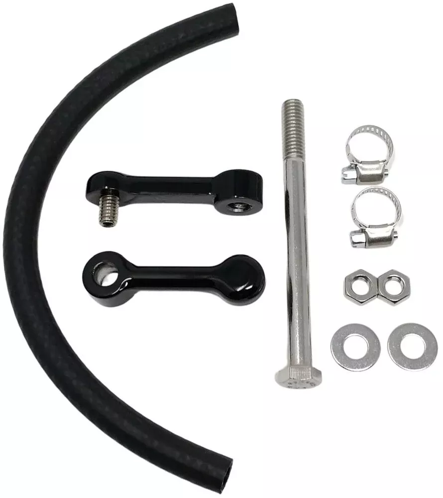 DK Custom Black 3" Billet Gas Fuel Tank Lift Kit 1999-2017 Softail Models
