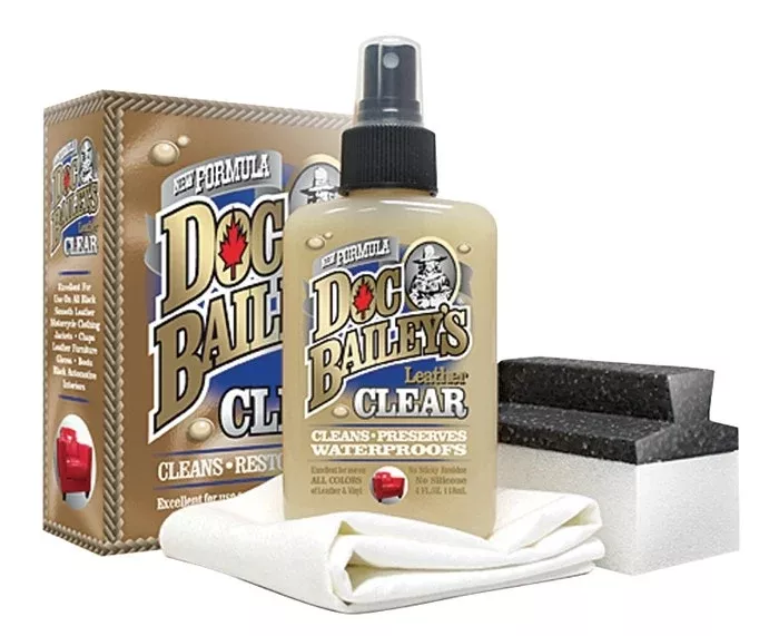 Doc Bailey's Complete Leather Clear Cleaner Detailing Seat Restoration Kit