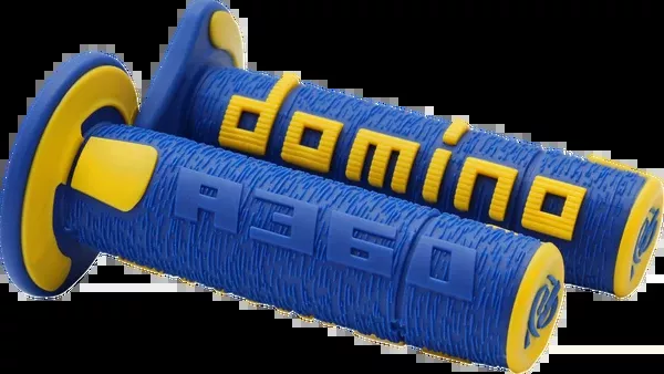 Domino A360 Off-Road Grips – Blue/Yellow