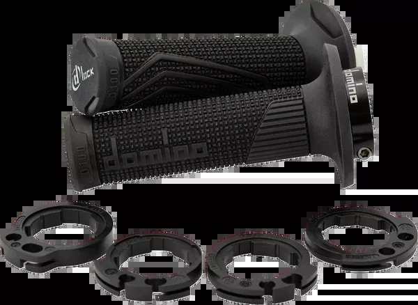 Domino D100 D-Lock Grips – Black