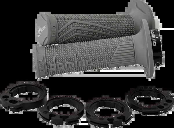 Domino D100 D-Lock Grips – Gray