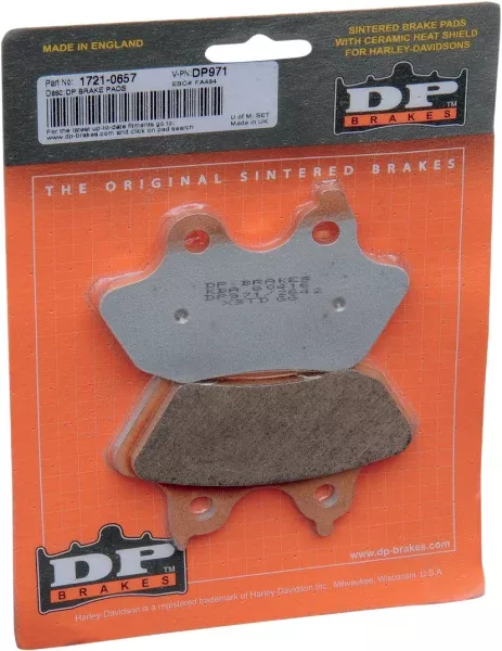 DP Brakes Rear Sintered Metal Brake Pads DP971 Harley Softail 06-07