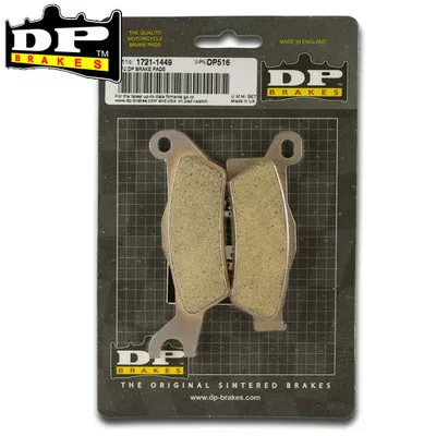 DP Yamaha YZF-R1 15-26 Standard Sintered Metal Rear Brake Pads
