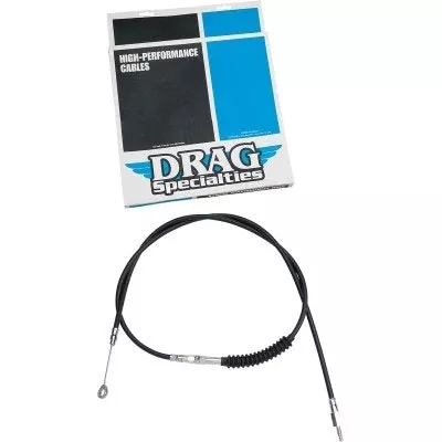 Drag 62" High-Efficiency Black Vinyl Clutch Cable Harley Touring FLH FLT 08-13