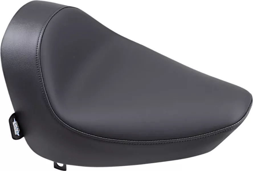Drag Black Solo Seat Smooth Vinyl Solar Reflective Harley Softail FXST 84-99