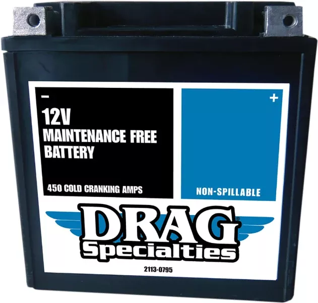 Drag CTX30L FT 12v 385cca High-Performance AGM Battery Harley Touring 97-Up