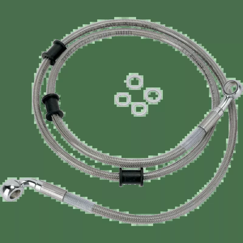 Drag Specialties 08-10 Flst FRT S/S Brake Line Kit +2
