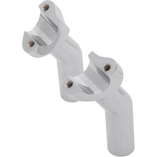 Drag Specialties 4.5" Forged Aluminum Pullback Handlebar Risers - Chrome
