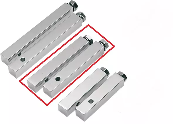 Drag Specialties 5/8" Square 4" Foot Peg Mounting Blocks for Harley Davidson