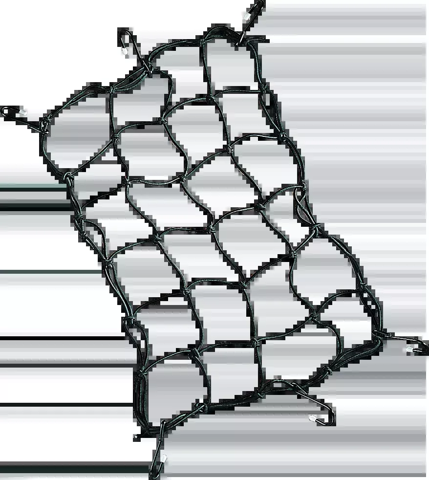 Drag Specialties Black 12"x 17" Universal Motorcycle Luggage Stretch Cargo Net
