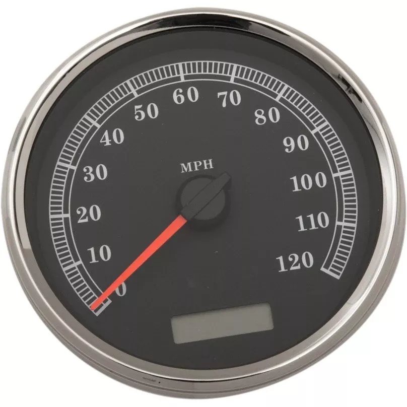 Drag Specialties Black 5" Electronic Speedometer Gauge 04-13 Harley Sportster