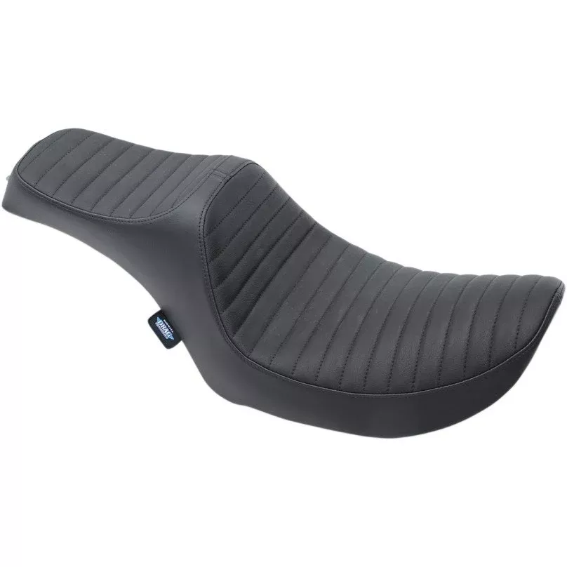 Drag Specialties Black Classic Predator 3 2-Up Seat Saddle 82-94 Harley FXR