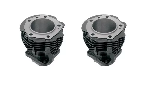 Drag Specialties Black Front & Rear Cylinders 1948-1965 Harley Panhead FL EL FLH