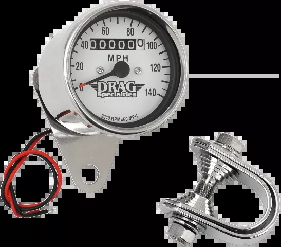 Drag Specialties Chrome 2240:60 Motorcycle Front Wheel Speedo Harley Davidson