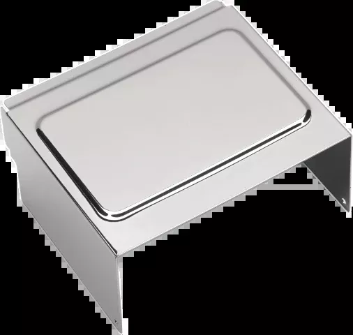 Drag Specialties Chrome Battery Cover for 1997-2005 Harley Dyna Sportster FXDWG