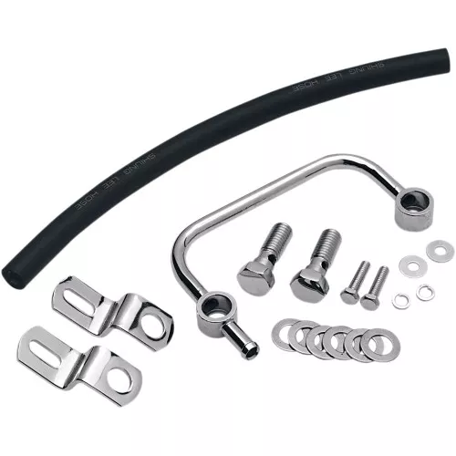 Drag Specialties Chrome Crankcase Breather Kit 1991-2022 Harley Sportster