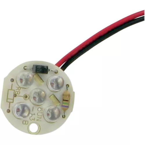 Drag Specialties Chrome Marker Light Replacement LED Red (2060-0170)