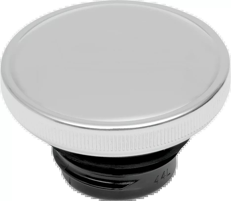 Drag Specialties Chrome Non-Vented Screw Gas Cap for 86-E96 Harley Dyna Softail