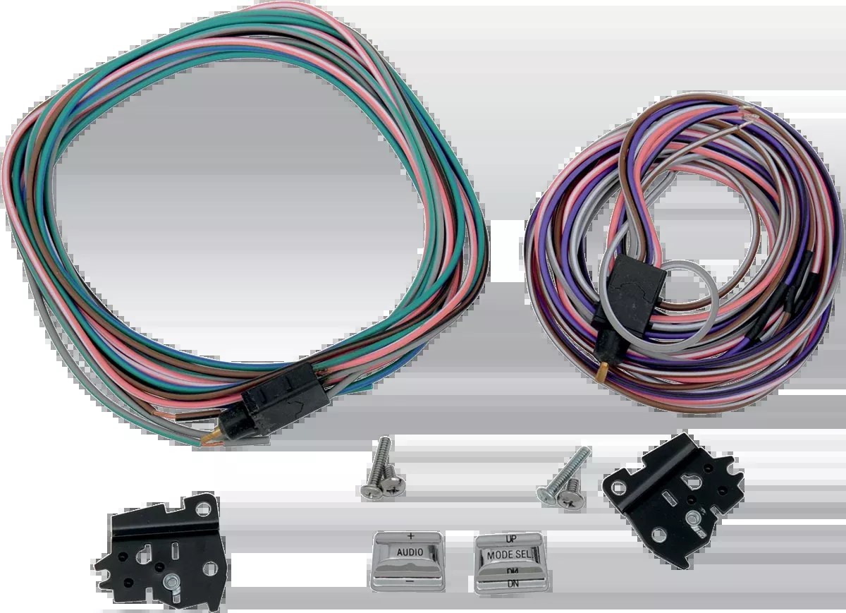 Drag Specialties Chrome Radio Handlebar Switch Kit for 1996-2013 Harley Glide