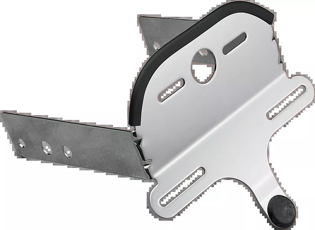 Drag Specialties Chrome Rear License Plate Taillight Bracket Harley Davidson