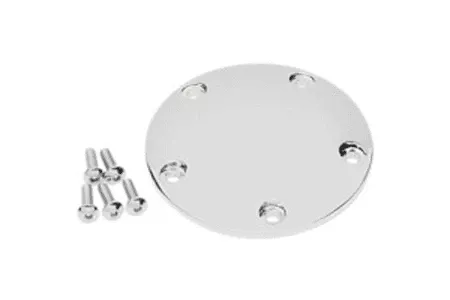 Drag Specialties Chrome Spherical Radius Point Cover for '99-17 Twin Cam (no Gasket)