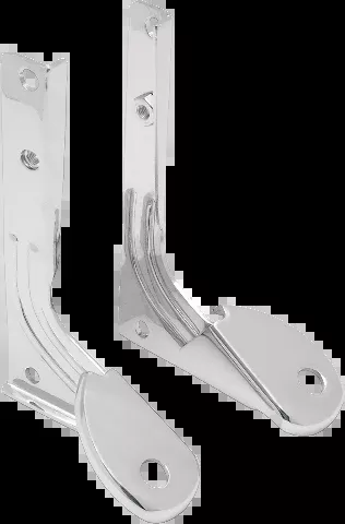 Drag Specialties Chrome Spotlight Mounting Bracket for 1949-1984 Harley Touring