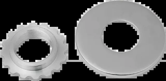 Drag Specialties Chrome Steering Stem Nut fits 49-14 Harley FL FXST FXDWG